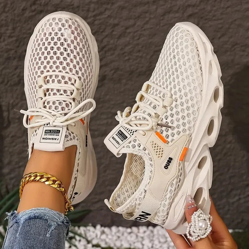Atmungsaktive Mesh-Sneaker für Damen