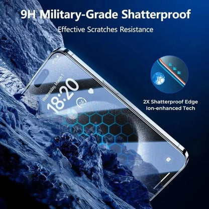 NNBILI 4 Stück Privatsphäre-Bildschirmschutz für iPhone 15 13 12 14 16 17 Pro Max Mini Anti-Spion gehärtetes Glas für iPhone 17Air Glass