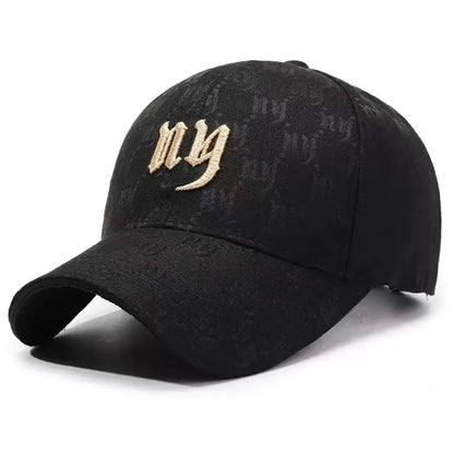 Unisex NY Buchstaben-Stickerei  Verstellbare Basecap