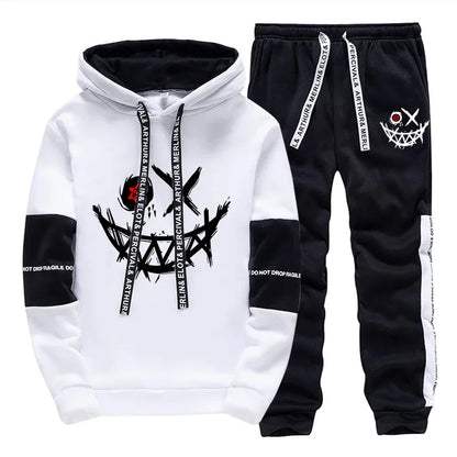 Damen / Herren Einzelteile oder Set ; Trainingsanzug Bedrucktes Sweatshirt + Sweatpants Freizeit Hoodie Hosen Streetwear