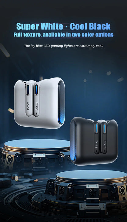 HTC NE49 Bluetooth-Kopfhörer V6.0 TWS Sport Wireless Kopfhörer Ultra geringe Latenz Gaming-Headset Ohrhörer Lange Lebensdauer