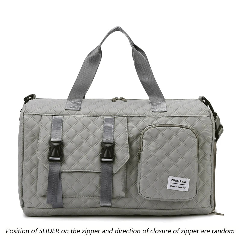Langlebige Nylon-Reisetasche, tragbare Sport- und Fitness-Tasche , Schulter-Duffel-Trainingsbag, geräumig, Argyle