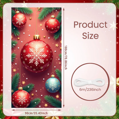 Weihnachts-Flaggenbanner für die Veranda, Türbanner, Weihnachtsdekorationen für Zuhause 2025, Ornamente, Weihnachtsgeschenke, Navidad, Neujahrsdekoration 2026