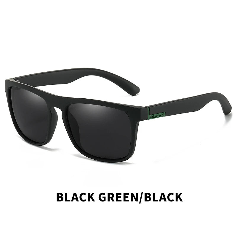 Modische Vintage-Quadrat-Polarisierte Sonnenbrille, Luxusmarke Designer-Sonnenbrille, UV400