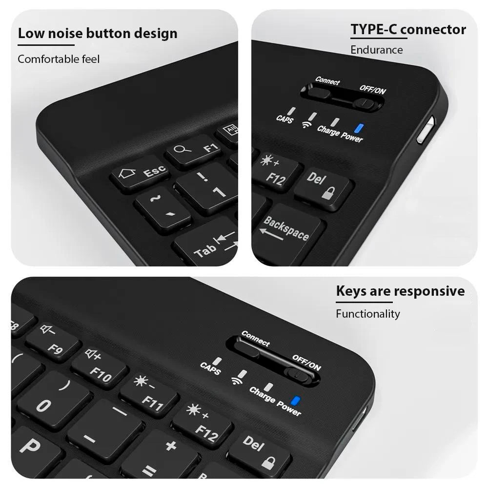 Bluetooth kabellose Tastatur Universelle Handy-Tablet-Tastatur und Maus Mini Bluetooth Tastatur iPad Tastatur Zubehör