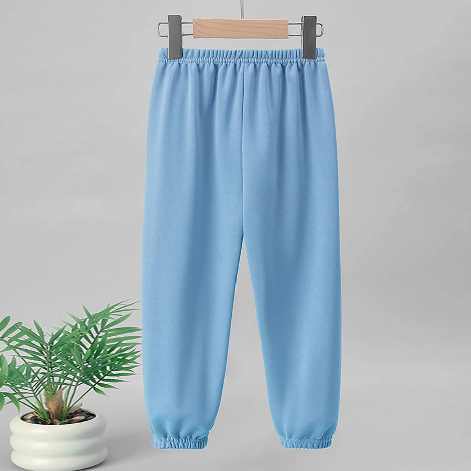 Kinder Mehrfarbige Saisonale Freizeit-Sporthose für Jungen und Mädchen Herbst Solide Farbe Modische Lockere Sweatpants