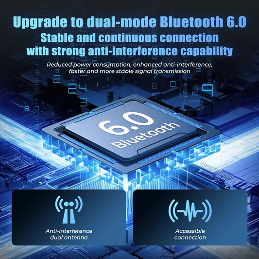 HTC NE49 Bluetooth-Kopfhörer V6.0 TWS Sport Wireless Kopfhörer Ultra geringe Latenz Gaming-Headset Ohrhörer Lange Lebensdauer