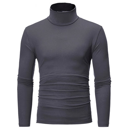 Thermo-Unterhemden für Männer Winterkleidung Thermoshirt Herbst Herren Winterleggings Hoher Kragen Dünn Schlanke Passform Langarm-T-Shirt