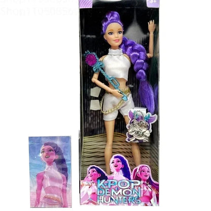 NEUE Puppenspielzeug KPOP Demon Hunters Actionfigur Spielzeug Rumi Mira Zoey Schöne Prinzessin Baby Puppe aus Plastik DIY Spielzeug für Mädchen