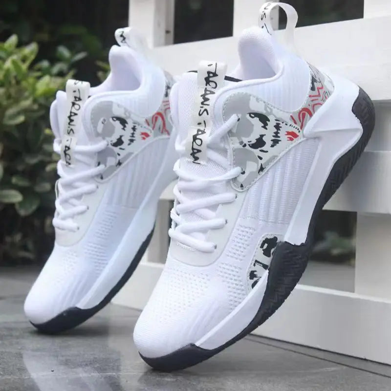 Neue rutschfeste Herren-Sneaker High-Top Herren-Basketballschuhe Luxuriöse bequeme Laufschuhe Modische vielseitige Freizeitschuhe