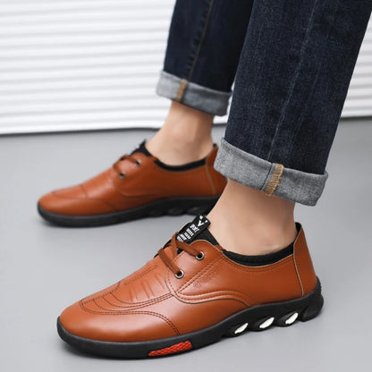 Herren Kunst-Lederschuhe Business-Casual-Schuhe Weiche Sohlen Rutschfeste Loafer Mokassins Herren Slip-On Atmungsaktive Sneaker