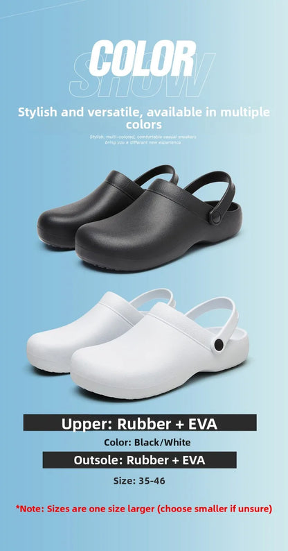 Professionelle chirurgische Schuhe Wasserdicht Ölbeständig Rutschfeste Krankenschwester-Schuhe Hotel-Spezial-Arbeitsschuhe Komfortables EVA-Material