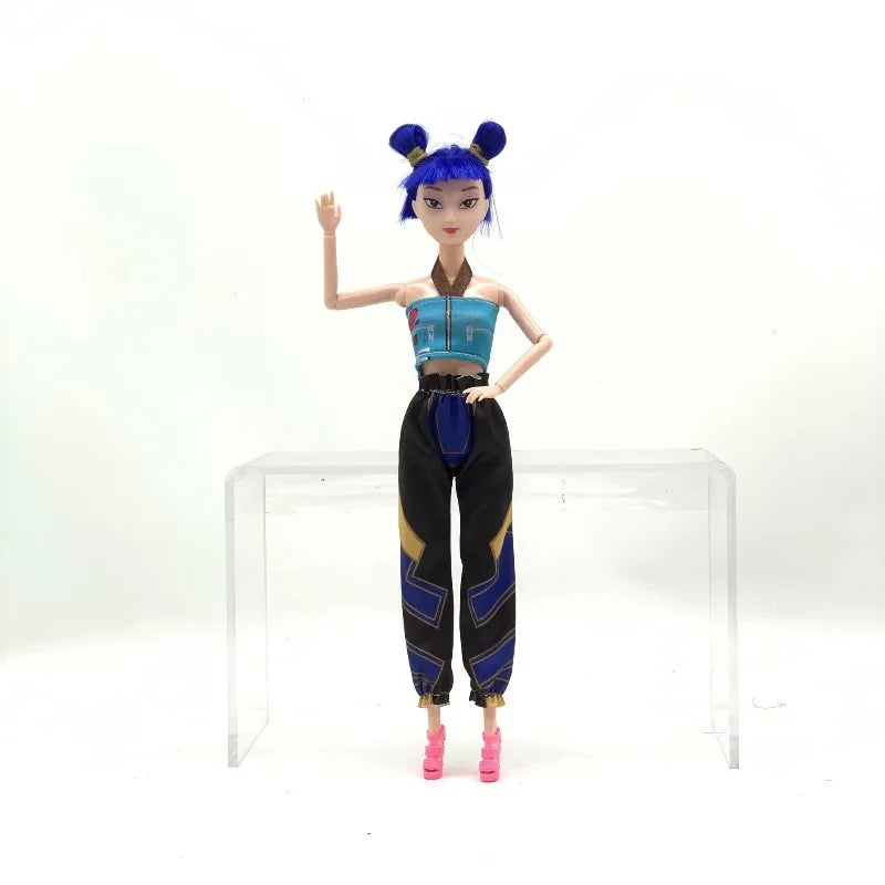 30cm Puppen Spielzeug Kpop Dämonenjäger Actionfigur Spielzeug Rumi Mira Zoey Schöne Prinzessin Babymädchen Puppen Kunststoff DIY Spielzeug für Mädchen