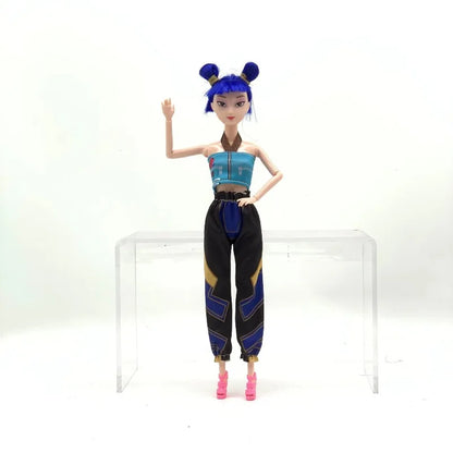 30cm Puppen Spielzeug Kpop Dämonenjäger Actionfigur Spielzeug Rumi Mira Zoey Schöne Prinzessin Babymädchen Puppen Kunststoff DIY Spielzeug für Mädchen