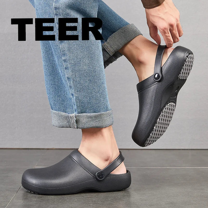 Professionelle chirurgische Schuhe Wasserdicht Ölbeständig Rutschfeste Krankenschwester-Schuhe Hotel-Spezial-Arbeitsschuhe Komfortables EVA-Material