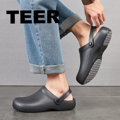 Professionelle chirurgische Schuhe Wasserdicht Ölbeständig Rutschfeste Krankenschwester-Schuhe Hotel-Spezial-Arbeitsschuhe Komfortables EVA-Material