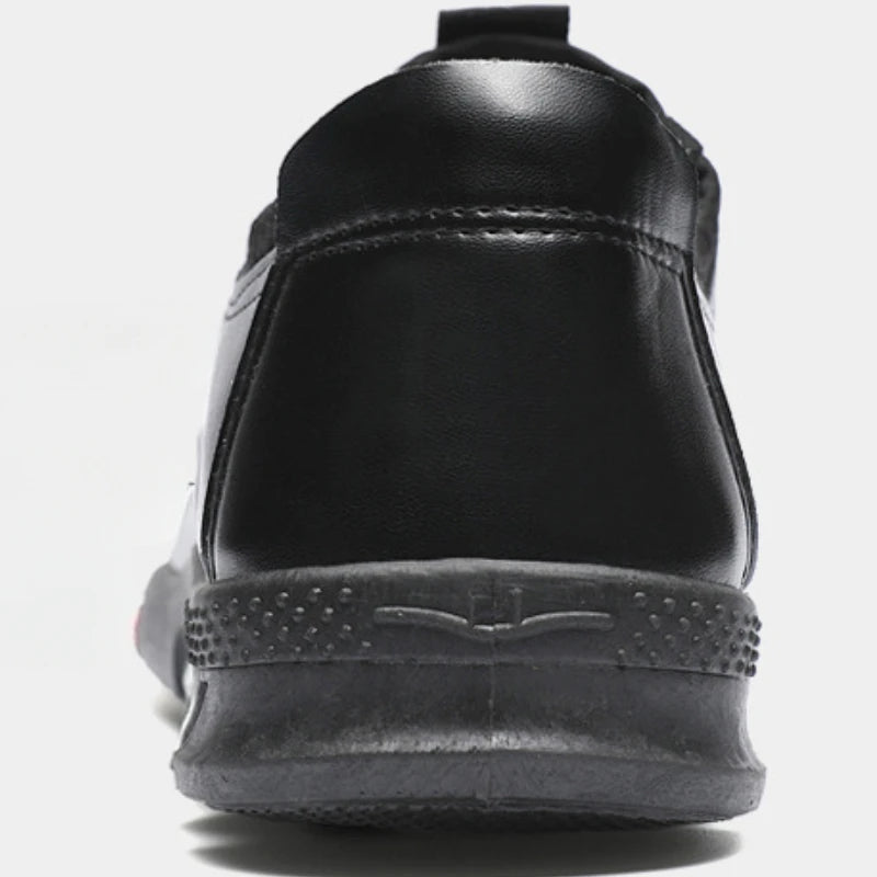 Herren Kunst-Lederschuhe Business-Casual-Schuhe Weiche Sohlen Rutschfeste Loafer Mokassins Herren Slip-On Atmungsaktive Sneaker