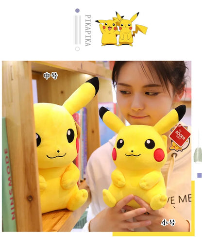 Pokemon Pikachu Plüschspielzeug Cartoon & niedliche Anime Kinder Spielzeug Stoffpuppe Valentinstagsgeschenk Heimdekoration