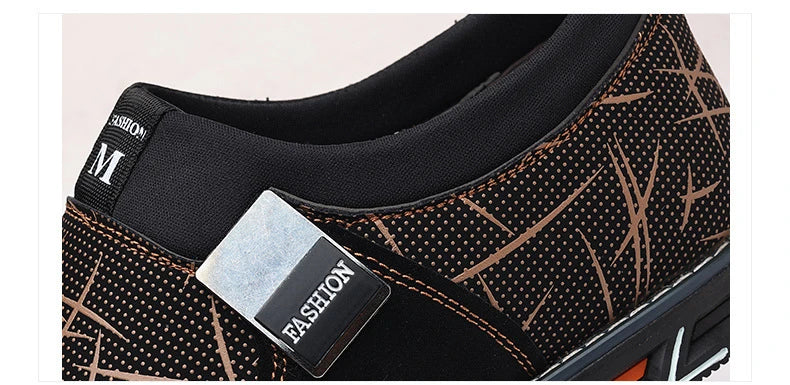 Business-Lederschuhe für Herren 2025 Neue Komfort-Trend Flache Arbeitsschuhe Freizeit-Mokassins Sneaker zum Hineinschlüpfen Große Herren-Loafer