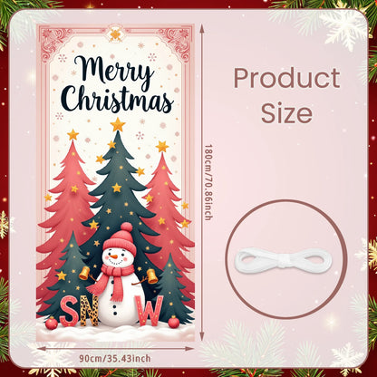 Weihnachts-Flaggenbanner für die Veranda, Türbanner, Weihnachtsdekorationen für Zuhause 2025, Ornamente, Weihnachtsgeschenke, Navidad, Neujahrsdekoration 2026