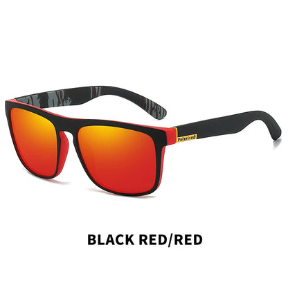 Modische Vintage-Quadrat-Polarisierte Sonnenbrille, Luxusmarke Designer-Sonnenbrille, UV400