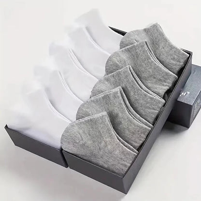 10/12/20/40 Paar One Size (EU 38-44) Unisex Bootssocken Business Sport Schweißaufnahme Sommer Herbst Einfarbig Weiche Knöchelsocken Ohne Fusseln