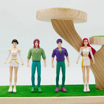 K-pop Dämonenjäger Actionfigur Spielzeug Derpys Tiger Rumi Mira Zoey Sussy Figur Puppe Für Fans
