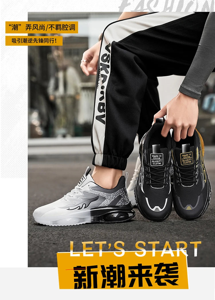 Herrenschuhe Sneaker Männer Tennis Luxus Schuhe Herren Freizeit Trainer Rennen Atmungsaktive modische Mokassins Laufschuhe für Männer