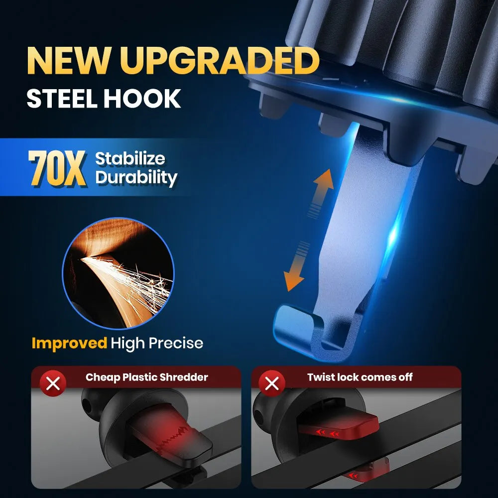 TOPK Car Phone Holder, Car Air Vent Phone Holder with 360° Rotation, Universal Compatibility for all 4-7 inch Smartphones.