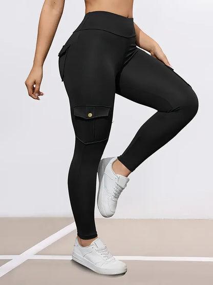 1/3 Stück Damenleggings mit gewaschenem Print, Tasche, elastisch, poformend, Fitness-Tights, neue Sporthose 2025, modische Streetwear