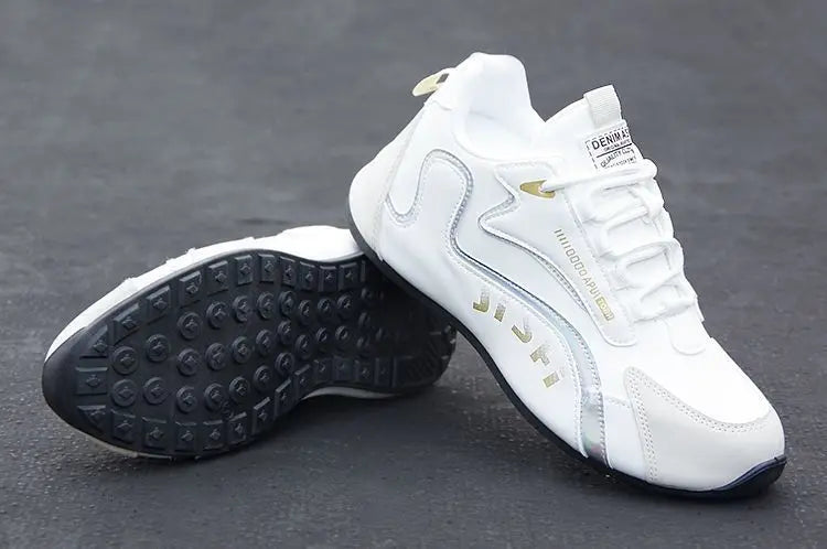 Wasserdichte Ledersneaker für Herren 2025, rutschfeste Reiseschuhe mit Luftpolster, modische, lässige Sportschuhe für den Herbst