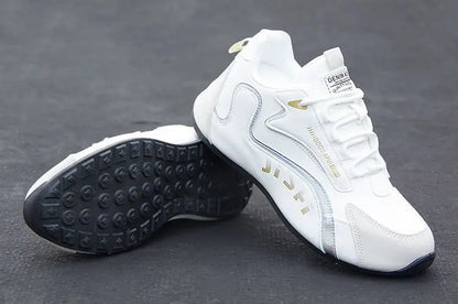 Wasserdichte Ledersneaker für Herren 2025, rutschfeste Reiseschuhe mit Luftpolster, modische, lässige Sportschuhe für den Herbst