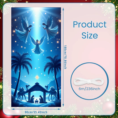 Weihnachts-Flaggenbanner für die Veranda, Türbanner, Weihnachtsdekorationen für Zuhause 2025, Ornamente, Weihnachtsgeschenke, Navidad, Neujahrsdekoration 2026