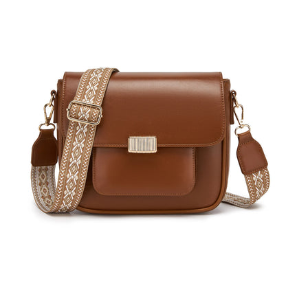 Miss Lulu DAMEN Umhängetasche Medium Schultertasche mit abnehmbarem Riemen für Frauen Mehrfarbig