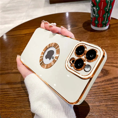 Fundas lujosas, modernas y a prueba de golpes para iPhone 11, 12, 13, 14, 15 Pro Max Plus hechas de silicona suave: fundas protectoras y accesorios