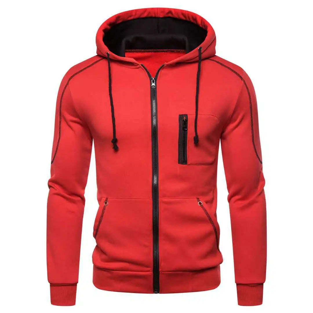 Herren Hoodie Schwarz Weiß Army Grün Rot Kapuzenfarbe Block Fleece Cooler Lässiger Winterbekleidung Pullover Hoodies Sweatshirts