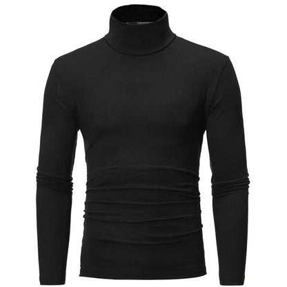 Thermo-Unterhemden für Männer Winterkleidung Thermoshirt Herbst Herren Winterleggings Hoher Kragen Dünn Schlanke Passform Langarm-T-Shirt