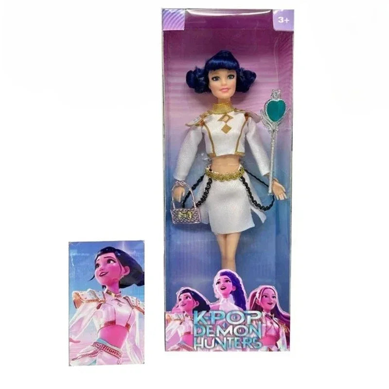 NEUE Puppenspielzeug KPOP Demon Hunters Actionfigur Spielzeug Rumi Mira Zoey Schöne Prinzessin Baby Puppe aus Plastik DIY Spielzeug für Mädchen