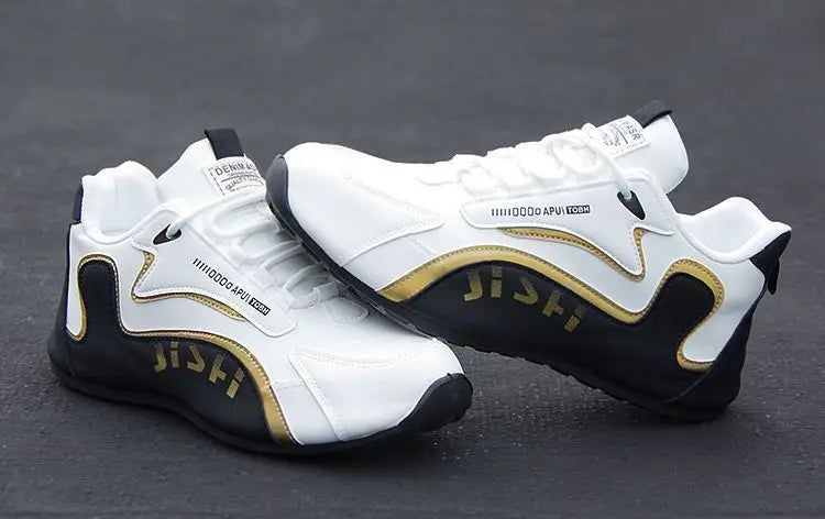 Wasserdichte Ledersneaker für Herren 2025, rutschfeste Reiseschuhe mit Luftpolster, modische, lässige Sportschuhe für den Herbst