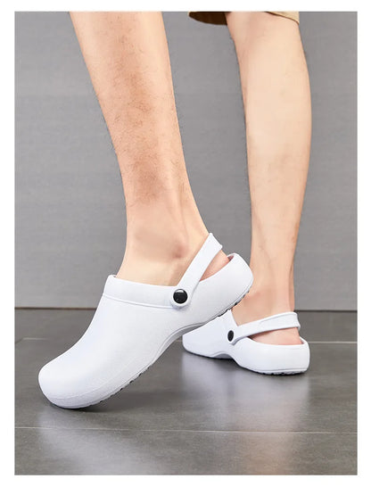 Professionelle chirurgische Schuhe Wasserdicht Ölbeständig Rutschfeste Krankenschwester-Schuhe Hotel-Spezial-Arbeitsschuhe Komfortables EVA-Material