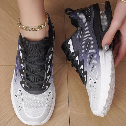 Damen Sneaker Laufschuhe Damen Mode Luftgepolsterte Mesh Atmungsaktive Tennis Sportschuhe