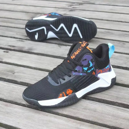 Neue rutschfeste Herren-Sneaker High-Top Herren-Basketballschuhe Luxuriöse bequeme Laufschuhe Modische vielseitige Freizeitschuhe