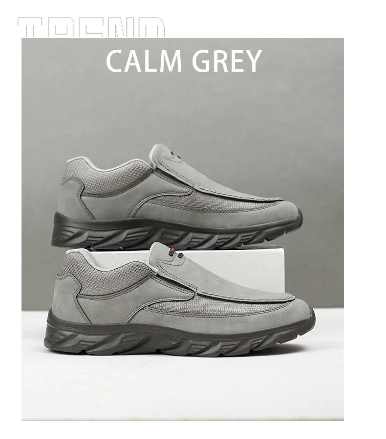 Herren Kunst-Lederschuhe Lässige Schuhe Atmungsaktive Loafers Herren Sneaker Neue Bequeme Lederschuhe Flache Schuhe Herren Sneaker