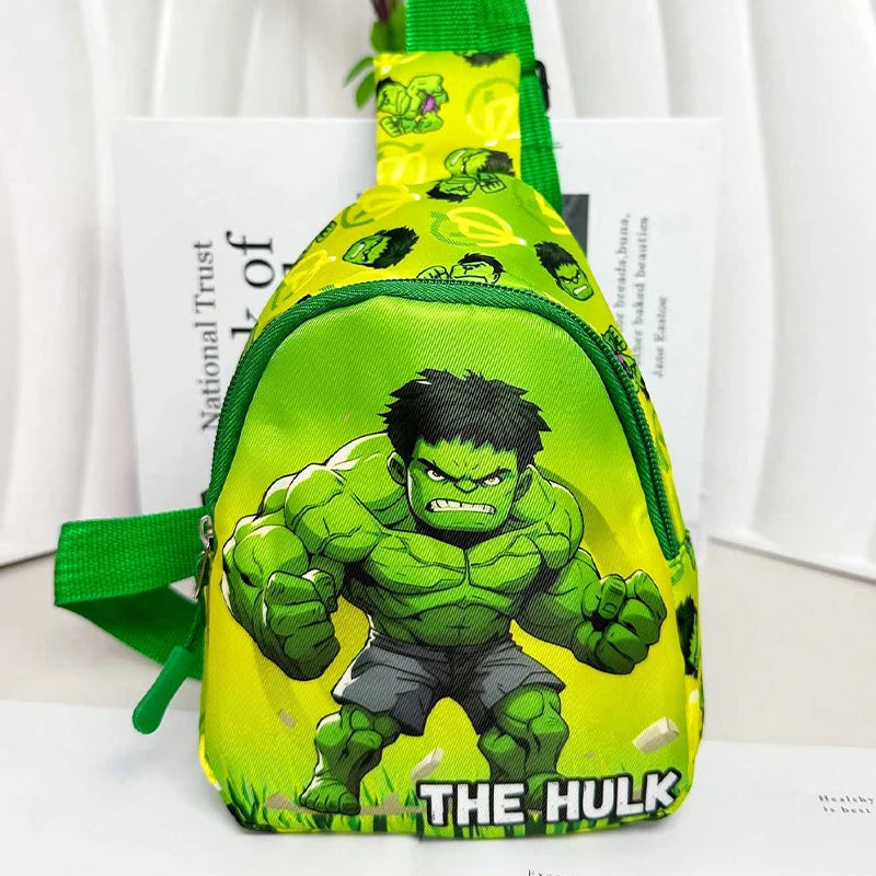 Spider-Man Sling-Tasche, Cartoon-Anime-Umhängetasche, modische lässige Schultertasche mit Münztasche für den täglichen Gebrauch