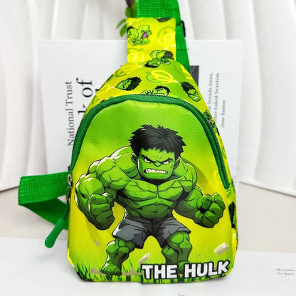 Spider-Man Sling-Tasche, Cartoon-Anime-Umhängetasche, modische lässige Schultertasche mit Münztasche für den täglichen Gebrauch