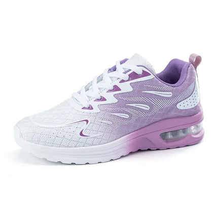 Damen Sneaker Laufschuhe Damen Mode Luftgepolsterte Mesh Atmungsaktive Tennis Sportschuhe