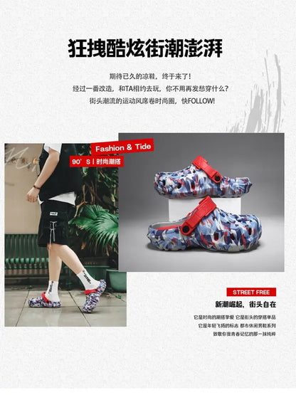 2026 Herren-Hauben-Clogs Hausschuhe Herren Gartenschuhe Für Herren Arch Support Slides Sommermode Strandschuhe Rutschfeste EVA-Hausschuhe
