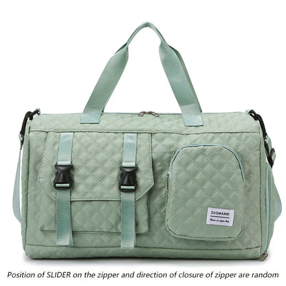 Langlebige Nylon-Reisetasche, tragbare Sport- und Fitness-Tasche , Schulter-Duffel-Trainingsbag, geräumig, Argyle