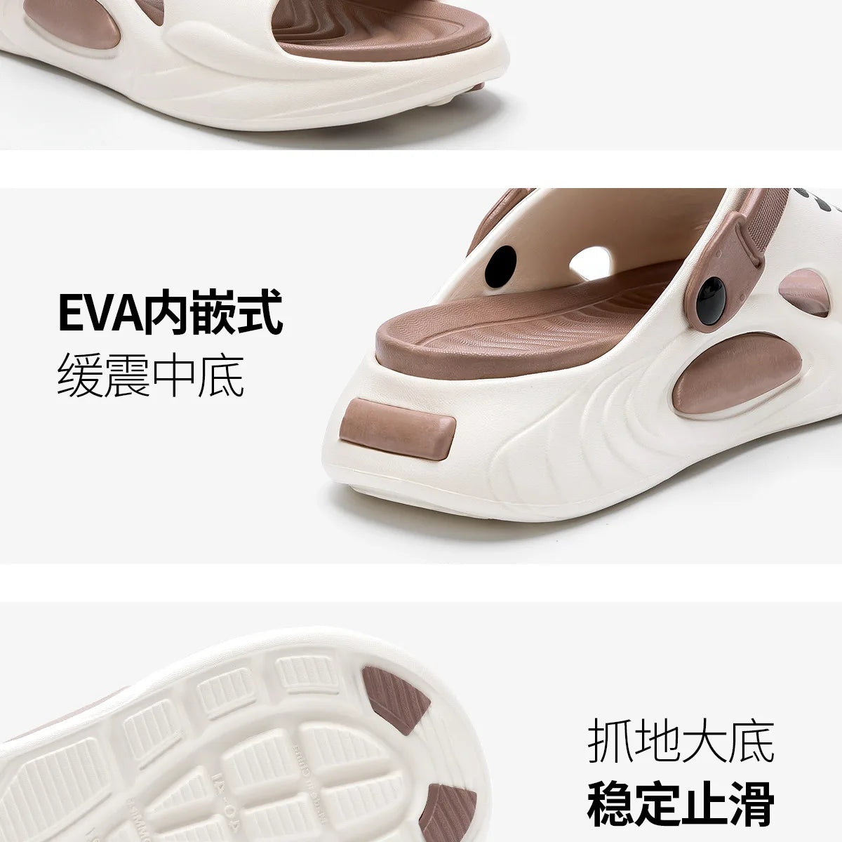 Shevalues Herren Sommer Hausschuhe Dicke Sohle Strand Slides Badezimmer Anti-Rutsch Hausschuhe Ultraleichte Buchstaben Hausschuhe Herren Sportschuhe