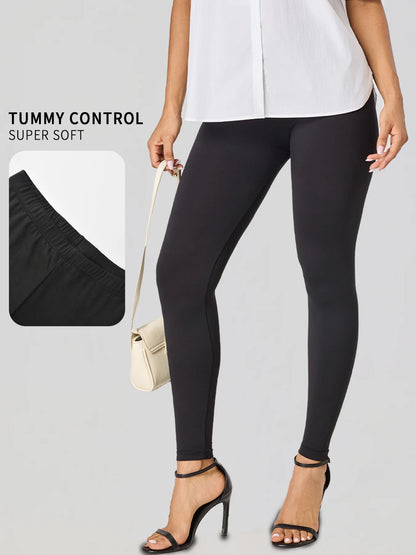 Leggings für Damen in Übergröße aus superweichem Stoff – hohe Elastizität für Yoga, Laufen, Training und lässige Alltagskleidung